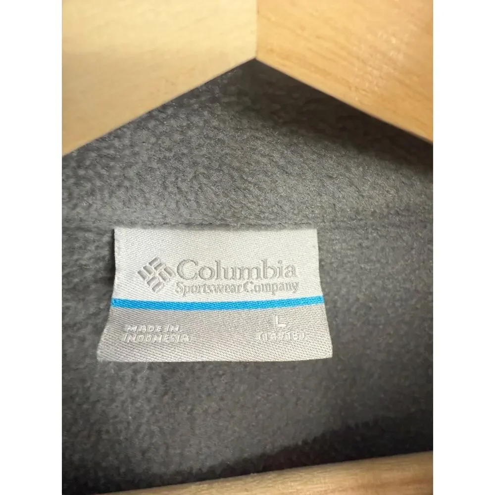 Lot of 2 Columbia Boys Sz LARGE LRG 14/16 Full Zip Fleece Jackets Warm 2921/2922 - Picture 10 of 16